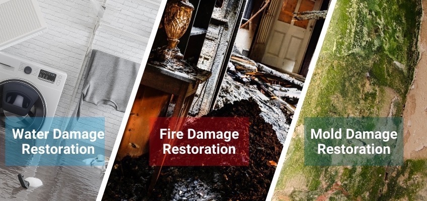 Property damage restoration services